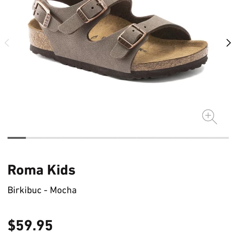 Birkenstock Brown Sandals with Adjustable Straps